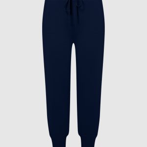 Blue joggers with silk and cashmere Allude