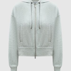 Gray lurex sports jacket with monil chain Peserico