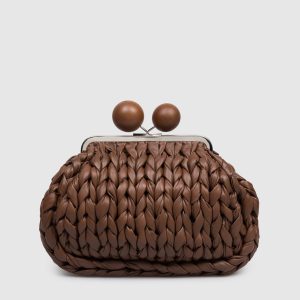 Brown leather bag Pasticcino Max Mara Weekend