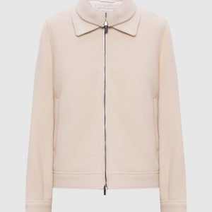 Beige jacket with wool and cashmere Peserico