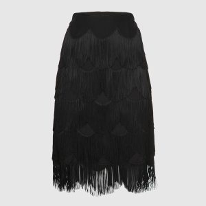 Black fringe skirt Marc Jacobs