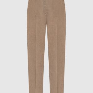 Beige wool and cashmere pants Peserico