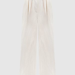 Beige pants Sateen Tunis JOSEPH