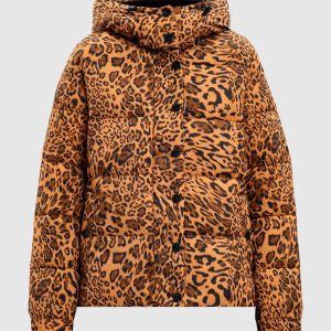 Brown animal print jacket Twinset