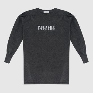 Printed cashmere dress for children Brunello Cucinelli