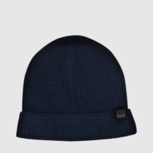 Blue cap made of wool and cashmere with a logo Tom Ford