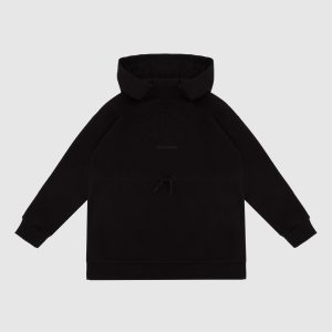 Kids' FF Fish-Eye Raised Logo Hoodie Fendi