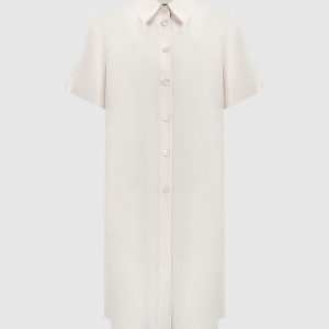 Beige shirt with silk COLOMBO