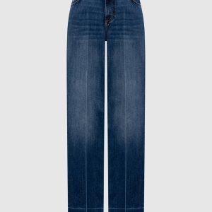 Blue jeans with logo patch Dolce&Gabbana