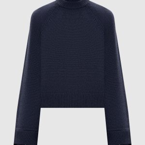 Blue wool, cashmere and silk sweater Brunello Cucinelli