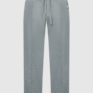 Gray sweatpants with logo patch Dolce&Gabbana