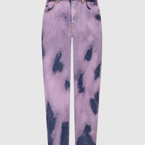 Lilac tie-dye jeans Versace Jeans Couture