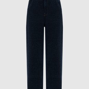 Blue jeans with bouclé DARKPARK