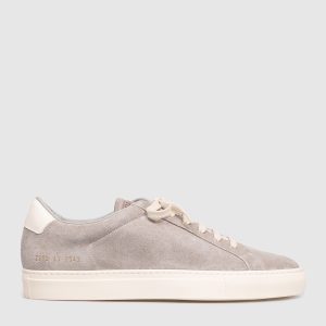 Grey suede sneakers Retro Vintage Common Project