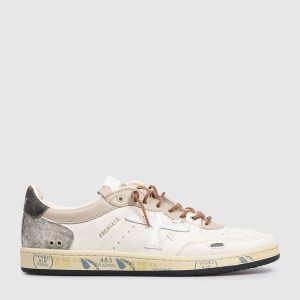 Beige leather sneakers BSKT CLAY Premiata