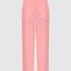 Pink wool and mohair trousers Lanvin