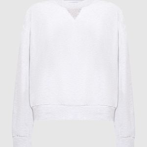 Gray sweatshirt with monil chain Peserico