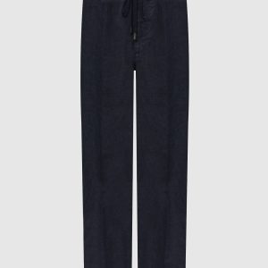 Blue linen pants Peserico
