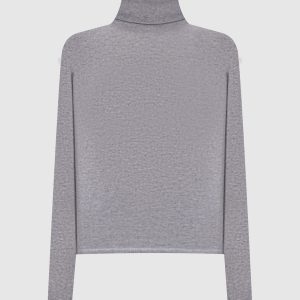 EDUCATA gray wool and cashmere sweater Max Mara