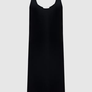 Black midi dress Bumi made of wool and silk The Row