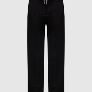 Black wool and silk pants Marco Pescarolo