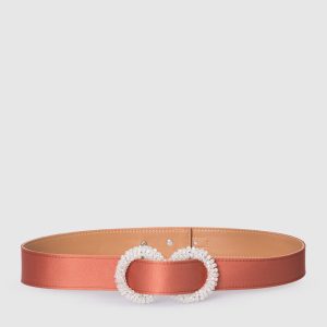 Coral belt with crystals Max & Co
