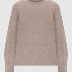 Brown cashmere and silk jumper BOBOUTIC