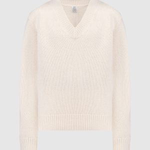Beige wool and cashmere pullover Toteme