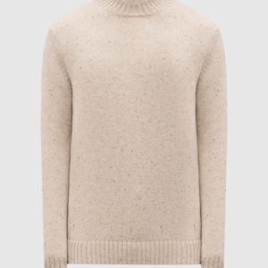 Beige wool sweater Daniele Fiesoli