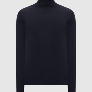 Blue wool and cashmere golf Brunello Cucinelli