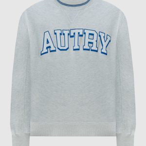 Gray sweatshirt with logo print AUTRY