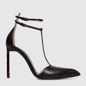 Black leather shoes Tom Ford