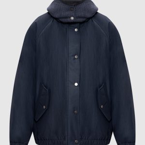 Blue down jacket Brunello Cucinelli