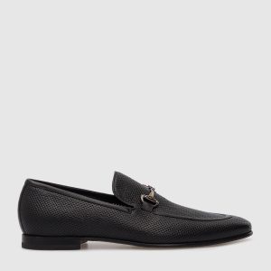 Perforated leather loafers Barrett