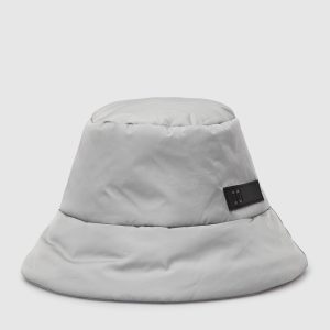 Children's light gray hat with a patch Il Gufo