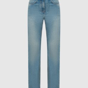 Blue flared jeans with chains Givenchy