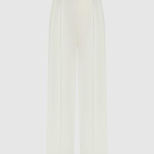 Beige wool trousers with logo Giuseppe Di Morabito Milano