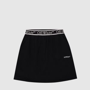 Children's black skirt with logo pattern Off-White