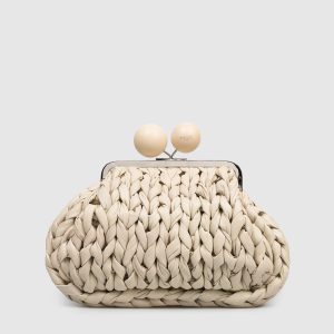 Ivory leather bag Pasticcino Max Mara Weekend