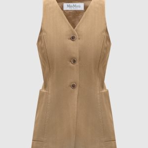 Brown vest FALLA Max Mara