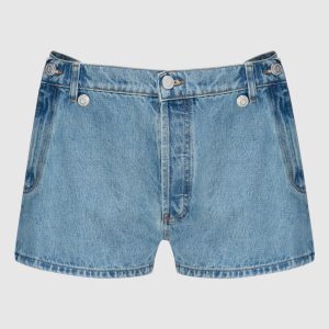 Blue denim shorts Coperni