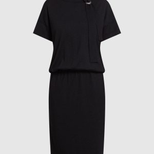 Black midi dress with lurex Brunello Cucinelli