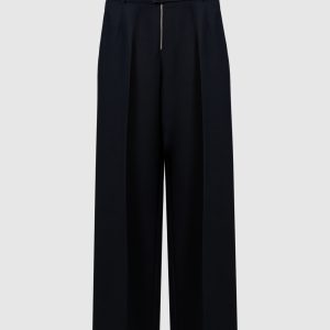 Black pants with wool CO