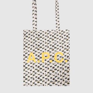 White Lou print shopper A.P.C