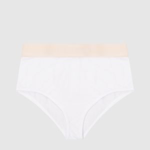 White panties with a logo pattern Palm Angels