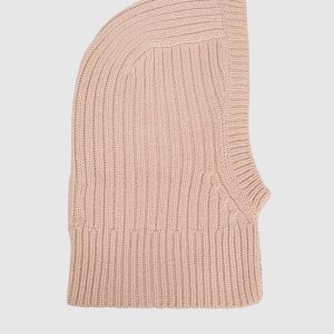 Beige cashmere hood Allude