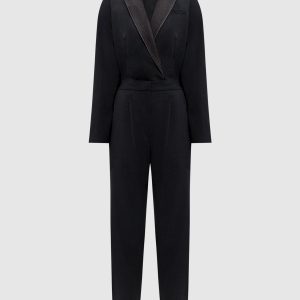 Wool jumpsuit with lurex Brunello Cucinelli