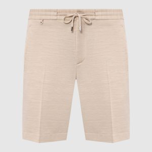 Beige wool and silk shorts Stefano Ricci