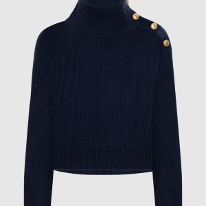 Blue wool, cashmere and silk sweater Brunello Cucinelli
