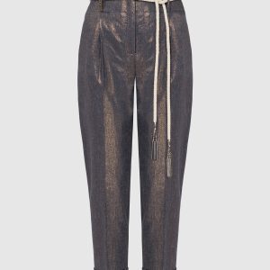 Dark beige trousers Peserico
